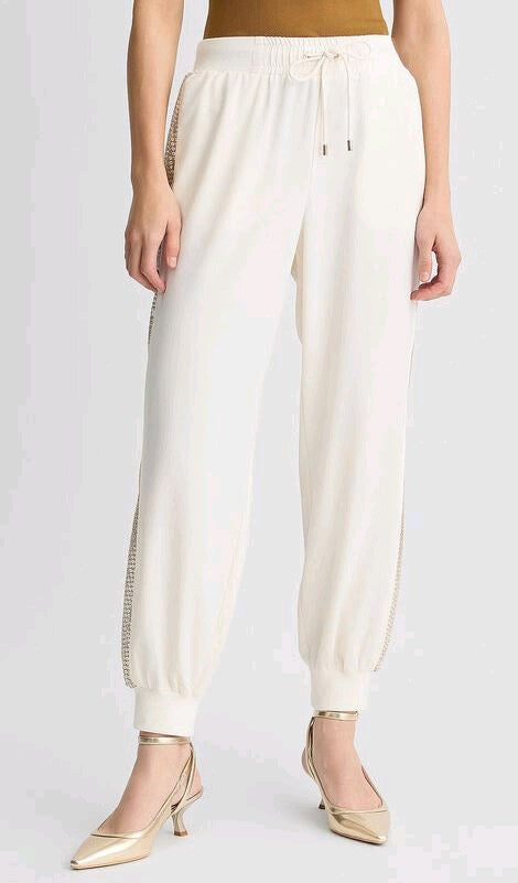 liu jo pantaloni jogging con paillettes ta5264ts423